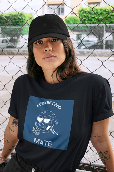 Koszulka z naszywką Lurkin' good mate