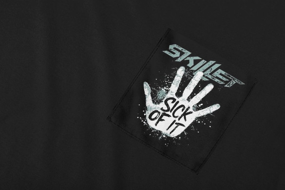 Koszulka z kieszonką SKILLET Sick Of It