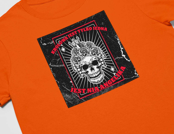 Koszulka z naszywką na Walentynki TWÓJ NAPIS