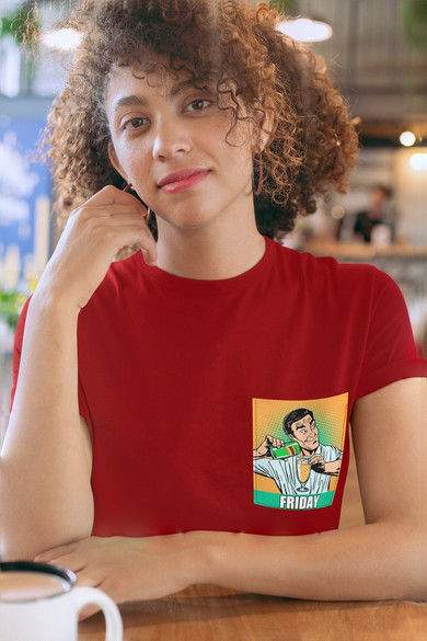 Koszulka z kieszonką FRIDAY
