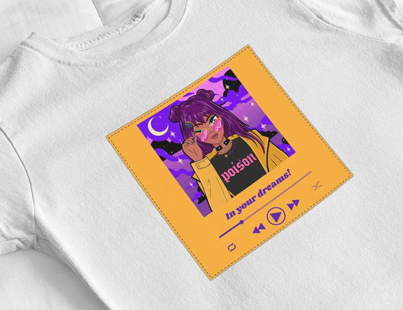 Bluzka damska z naszywką In your dreams