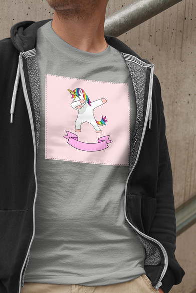 Koszulka z naszywką Unicorne 05