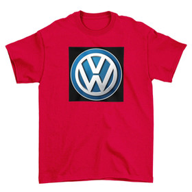 Koszulka z naszywką Volkswagen logo black
