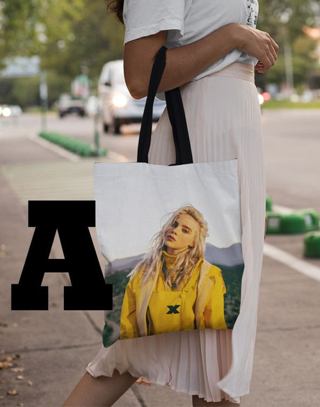 Torba na ramię BILLIE EILISH FULLPRINT z Polski WZORY