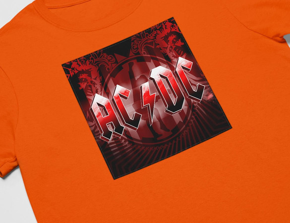 Koszulka z naszywką AC/DC Black Ice