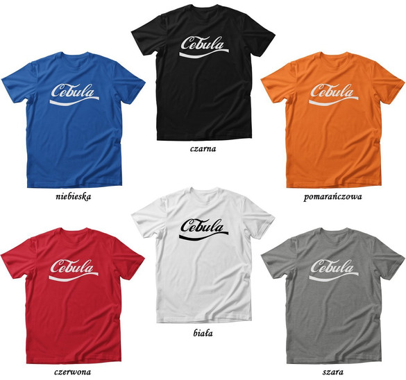 Koszulka CEBULA + Twój napis