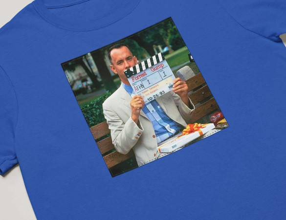 Koszulka z naszywką Forrest G. first scene