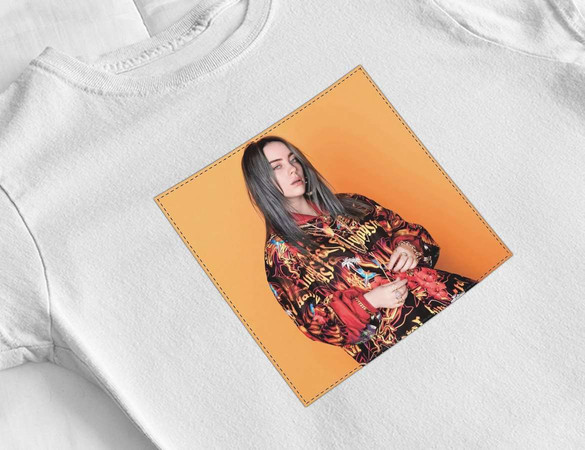 Bluzka damska z naszywką Billie Eilish 02