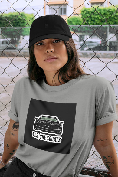 Koszulka z naszywką Toyota-Yes,She..