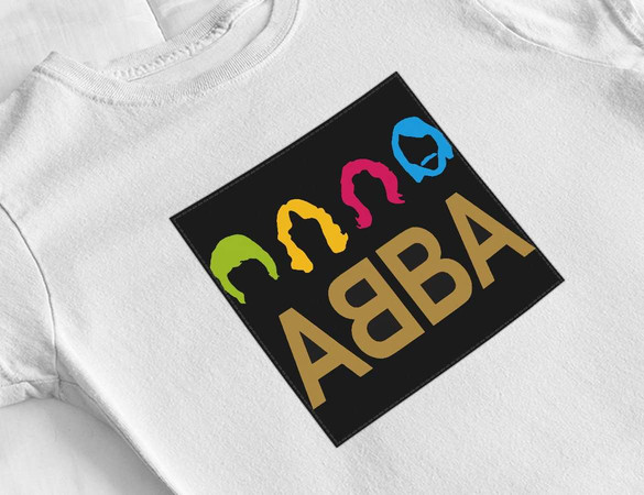 Bluzka damska z naszywką ABBA logo