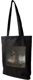 Torba z naszywką Kolos Francisco Goya czarna