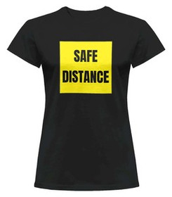Bluzka damska z naszywką SAFE ..... Covid
