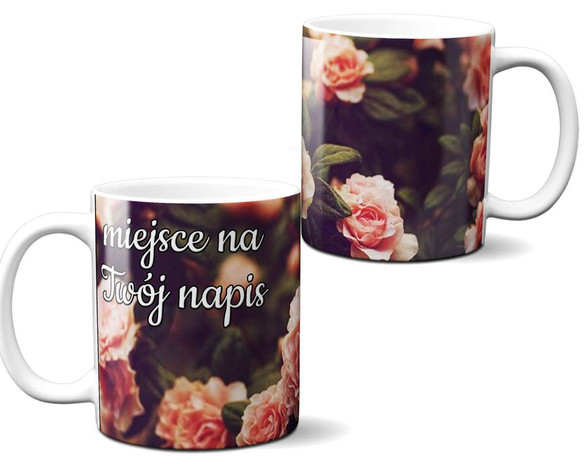 Kubek na Walentynki DODAJ NAPIS!