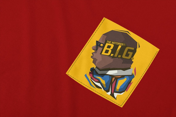 Koszulka z kieszonką NOTORIUS B.I.G. 01