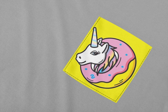 Koszulka z kieszonką JEDNOROŻEC UNICORN