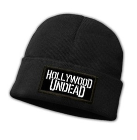 Czapka zimowa z naszywką HOLLYWOOD UNDEAD