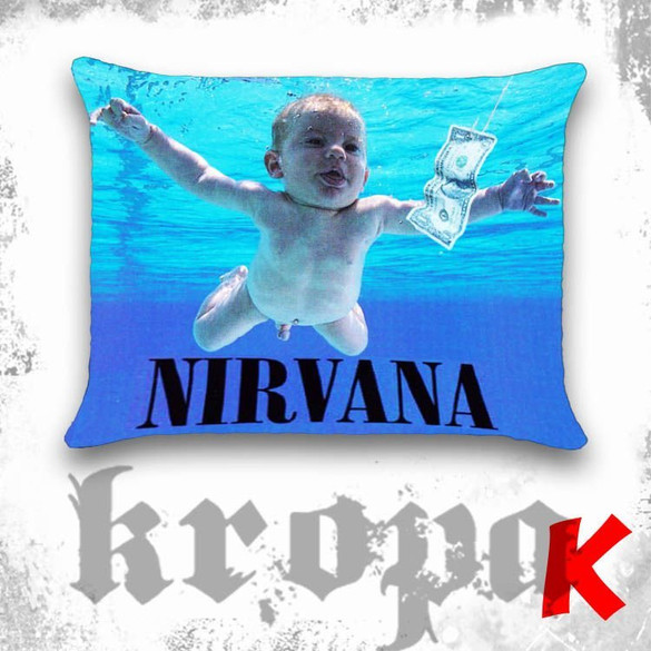 Poduszka NIRVANA  duża 58 cm 38 cm