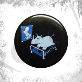 Przypinka Nosorożec