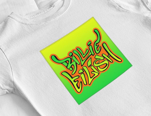 Bluzka damska z naszywką Billie Eilish 05