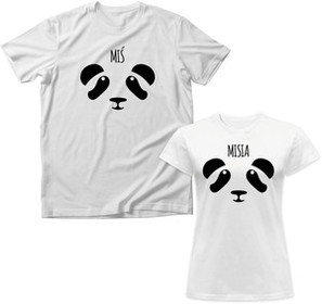 Koszulka MIŚ i MISIA zestaw dla pary