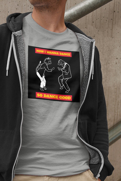 Koszulka z naszywką Now I Wanna Dance...