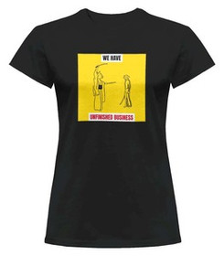 Bluzka damska z naszywką We have unfinished ...