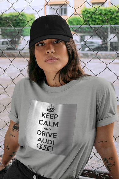 Koszulka z naszywką Audi Keep Calm