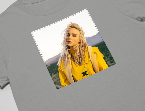 Koszulka z naszywką Billie Eilish 07