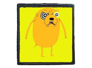 Naszywka ADVENTURE TIME ANGRY JAKE  / PORA NA PRZYGODĘ ZŁY JAKE