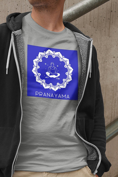 Koszulka z naszywką Pranayama