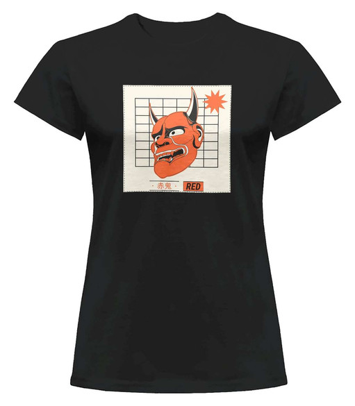 Bluzka damska z naszywką Red devil