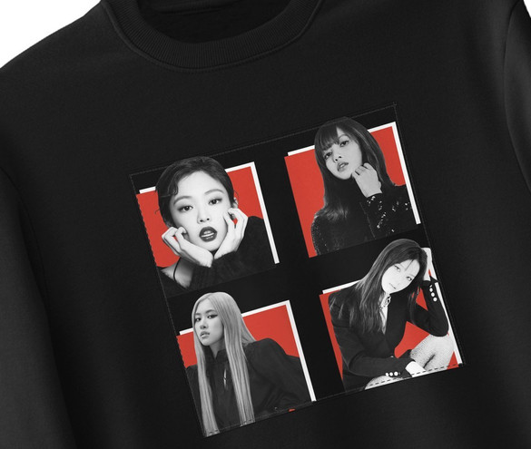 Bluza z naszywką BlackPink Squad
