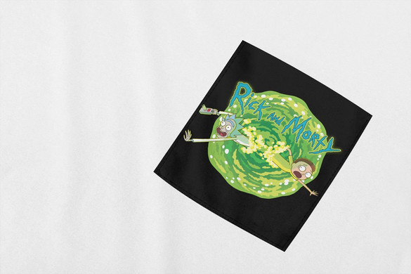 Koszulka z kieszonką RICK AND MORTY