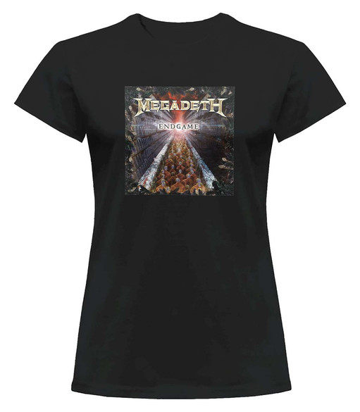 Bluzka damska z naszywką Megadeth Endgame