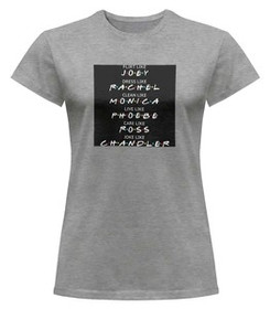 Bluzka damska z naszywką Friends act like