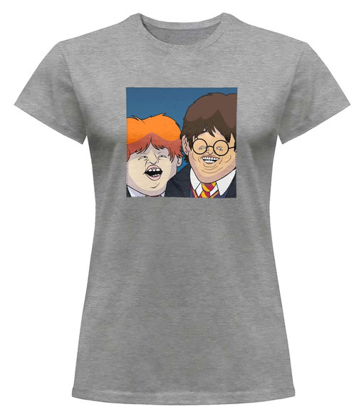 Bluzka damska z naszywką Harry Potter parody