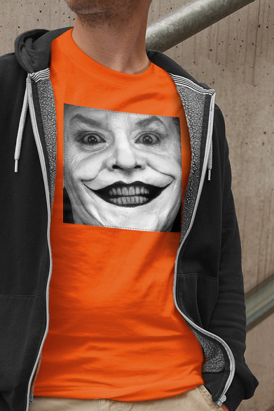 Koszulka z naszywką Joker Jack Nicholson 01