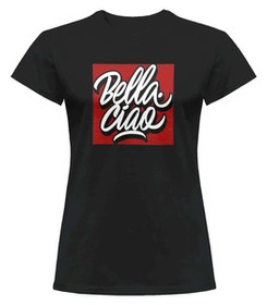 Bluzka damska z naszywką Dom z papieru b-ciao