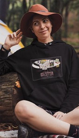 Bluza z naszywką LED ZEPPELIN