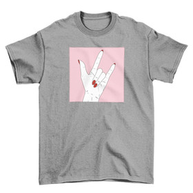 Koszulka z naszywką Sweet Metal Gesture