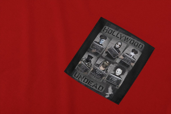 Koszulka z kieszonką Hollywood Undead 02