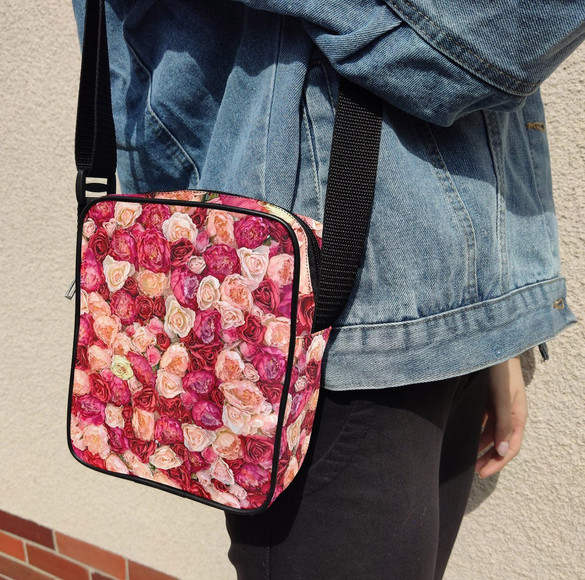 Torba Listonoszka Kwiaty 04 Dodaj Napis!