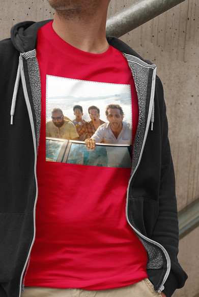 Koszulka z naszywką Kac Vegas squad 01