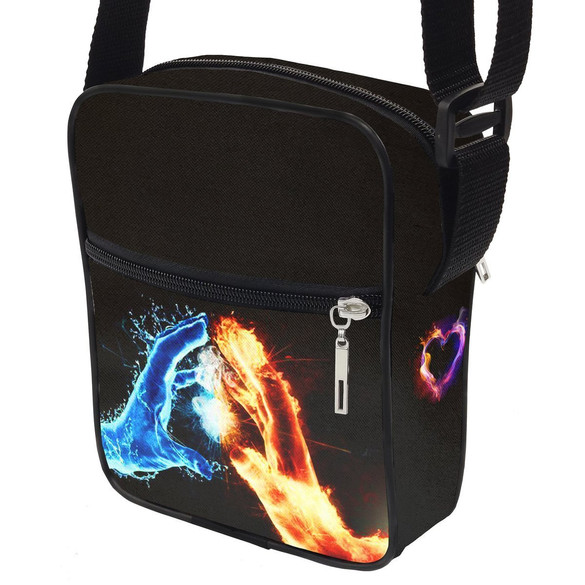 Torba Listonoszka OGIEŃ I WODA Dodaj Napis!