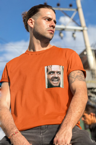 Koszulka z kieszonką JACK NICHOLSON LŚNIENIE