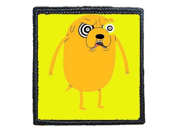 Naszywka ADVENTURE TIME ANGRY JAKE  / PORA NA PRZYGODĘ ZŁY JAKE