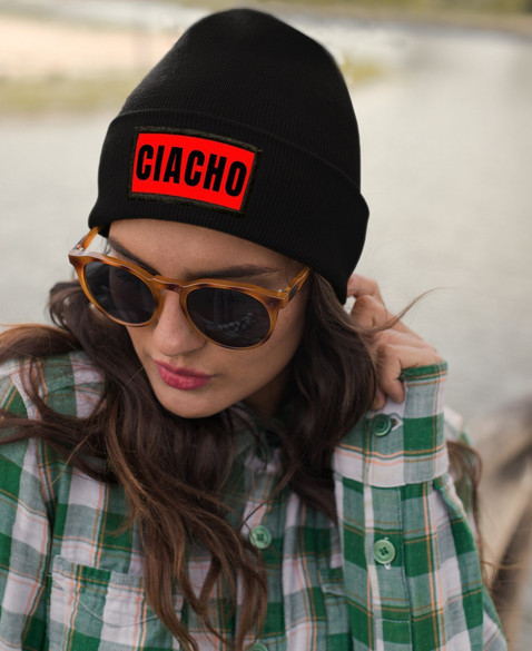 Czapka zimowa z naszywką CIACHO