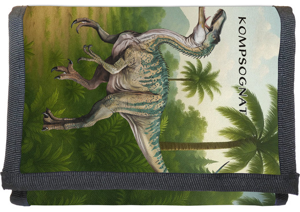 Portfel Dinozaury Kompsognat – personalizowany prezent