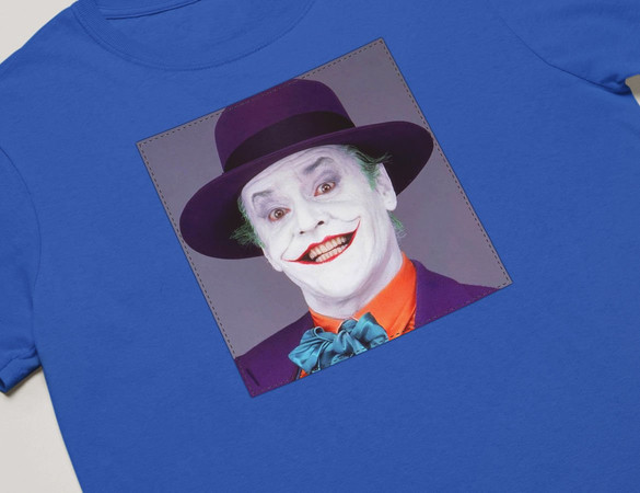 Koszulka z naszywką Joker Jack Nicholson 02