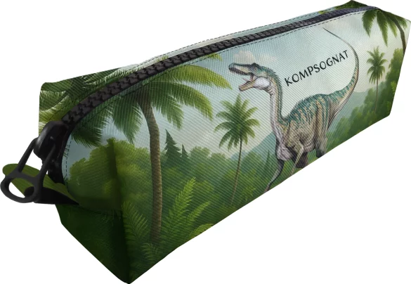 Piórnik Dinozaury Kompsognat – personalizowany prezent